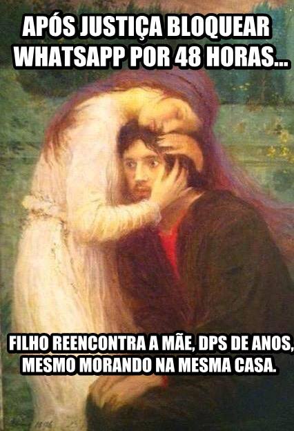 ArtePosZuera's tweet photo. #Nessas48HorasEuVou conhecer minha família, pena que já voltou o WhatsApp https://t.co/T9IBkixRNy