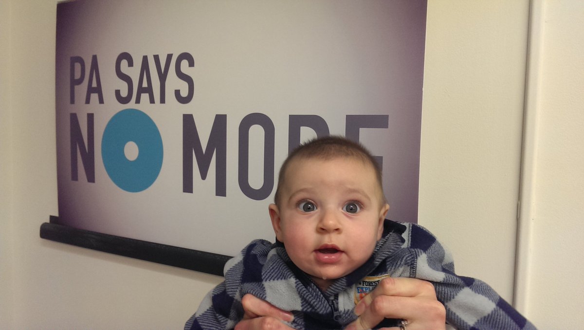 PCARORG's tweet photo. Baby Nolan says #NoMore to the #PABudget impasse. #babiesforbudget https://t.co/jJWKp2ybQI