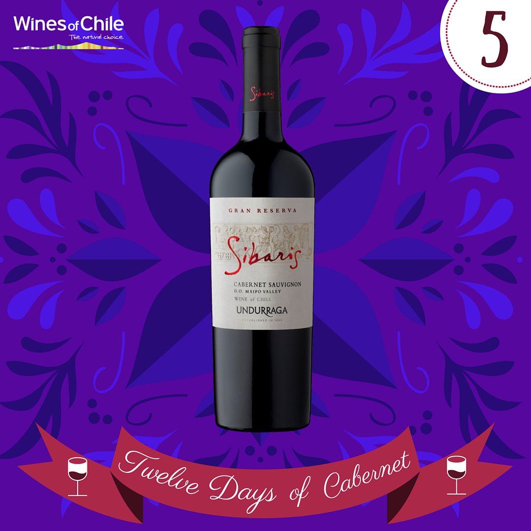 LatinoFoodFest's tweet photo. @DrinkChile Day 5 of #12DaysofCab! @UndurragaWines Sibaris Cab Sauv- #chocolate &amp; #spice: https://t.co/Us71QIFrJY https://t.co/6femDNcvXg