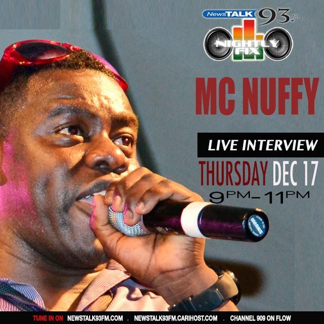 thefixja's tweet photo. STING MC, MC Nuffy will be in the building TONIGHT! Tune in 9-11pm on @Newstalk93fm! #nufftalk https://t.co/KAXOAHA6lg