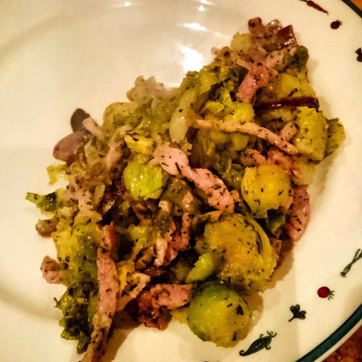 AddysButchers's tweet photo. Sprout with garlic and bacon #FestiveFlavors https://t.co/Qv4Pjay8gg