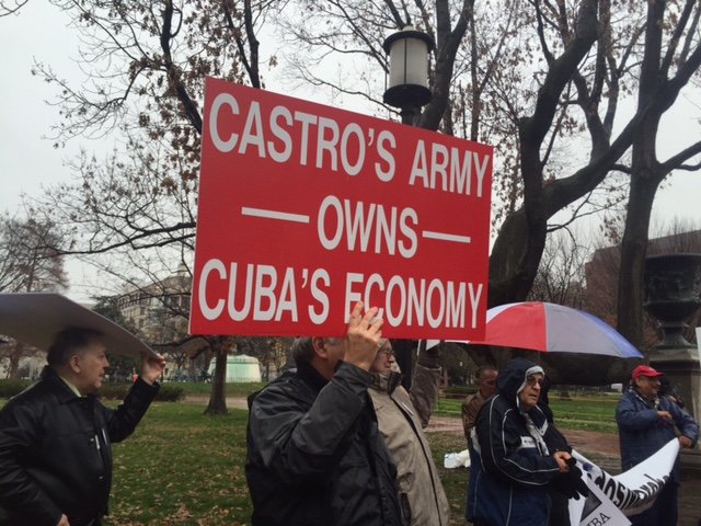 Protesta en Washington DC #Cuba
