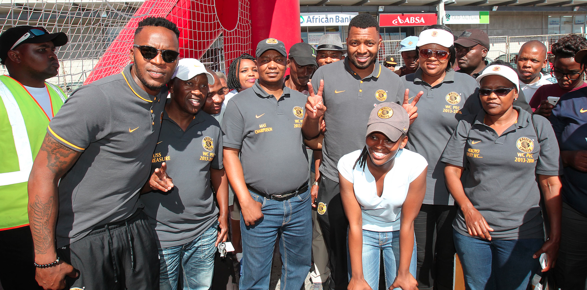 VodacomSoccer's tweet photo. Here are some of the scenes from our visit to eGugulethu Mall with @KaizerChiefs this afternoon. #KCSummerTour https://t.co/nbpA0YxlQd