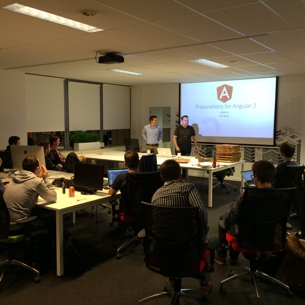 xxtof's tweet photo. Angular 2 introductie door @buyseto @FlavourJourney #evance #bewire #c4j https://t.co/0eHWfeejl3