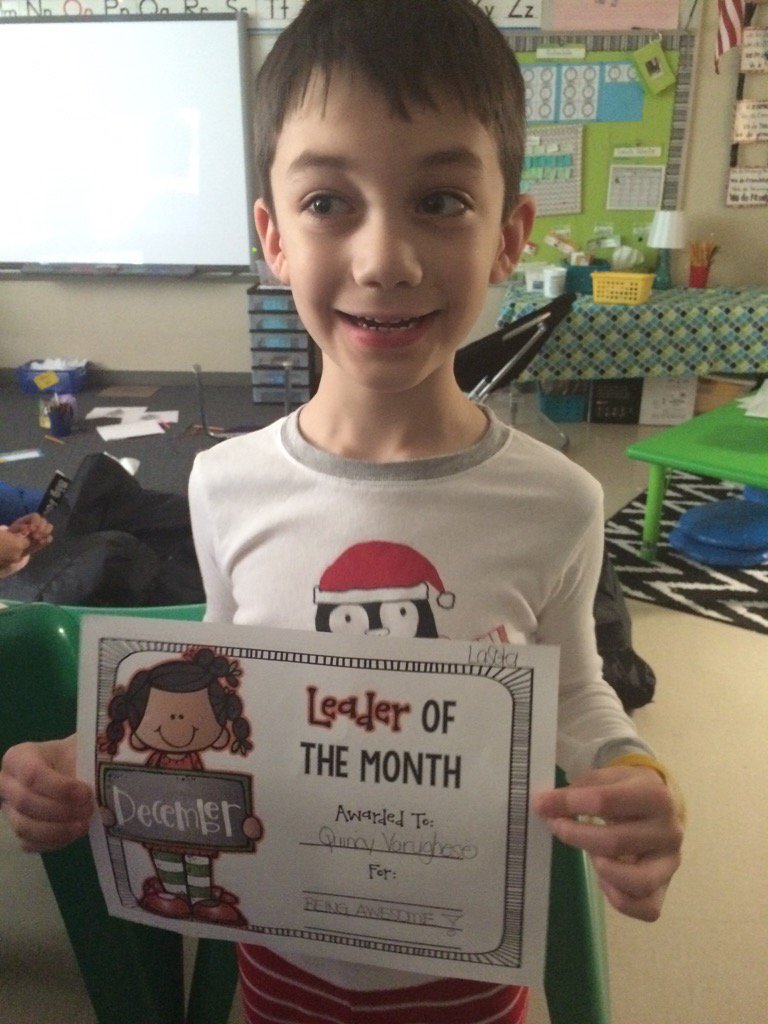 LaSotaDanielle's tweet photo. Congrats to Quincy- our leader of the month!  @jlvarughese04 @TimVarughese https://t.co/eAs5a3BeQD