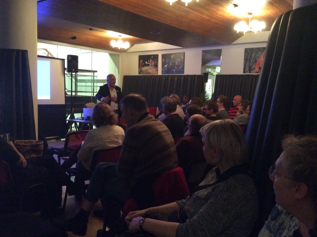 icecubesnet's tweet image. Hearing from Andrew Dixon @BolivarD123 on the Coventry City of Culture bid @Coventry2021 #Emerge