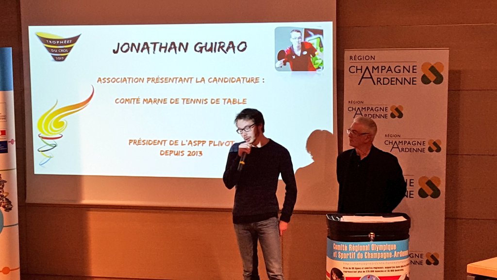 partagetonsport's tweet photo. Jonathan GUIRAO récipiendaire #TropheesCROSCA Jeunes Présidents @UnionArdennais @Champa_Ardenne @Lcatt08 @cd51_tt https://t.co/m42VXyDhru