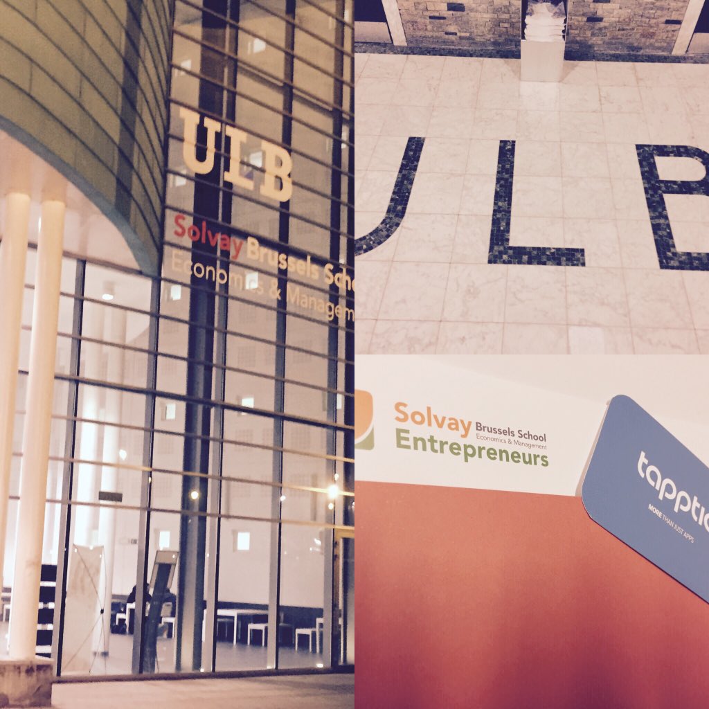 Presenting how disruptive a mobile strategy can be... #ULB lots of good memories <a href="/SolvayStart/">Solvay Entrepreneurs</a> <a href="/Tapptic/">Tapptic</a>