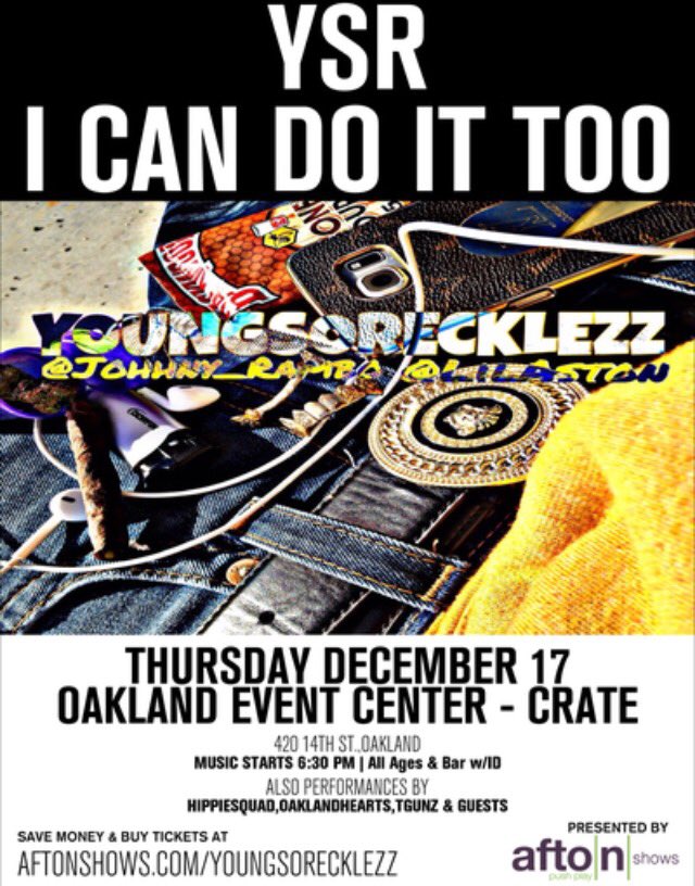 1Lilrambo's tweet photo. It's tonight @ 8pm downtown Oakland Ca @ club vinyl 
❗️#retweetforfollow #repostforfollow #youngsorecklezz #YSR https://t.co/ekPUQPwYiG