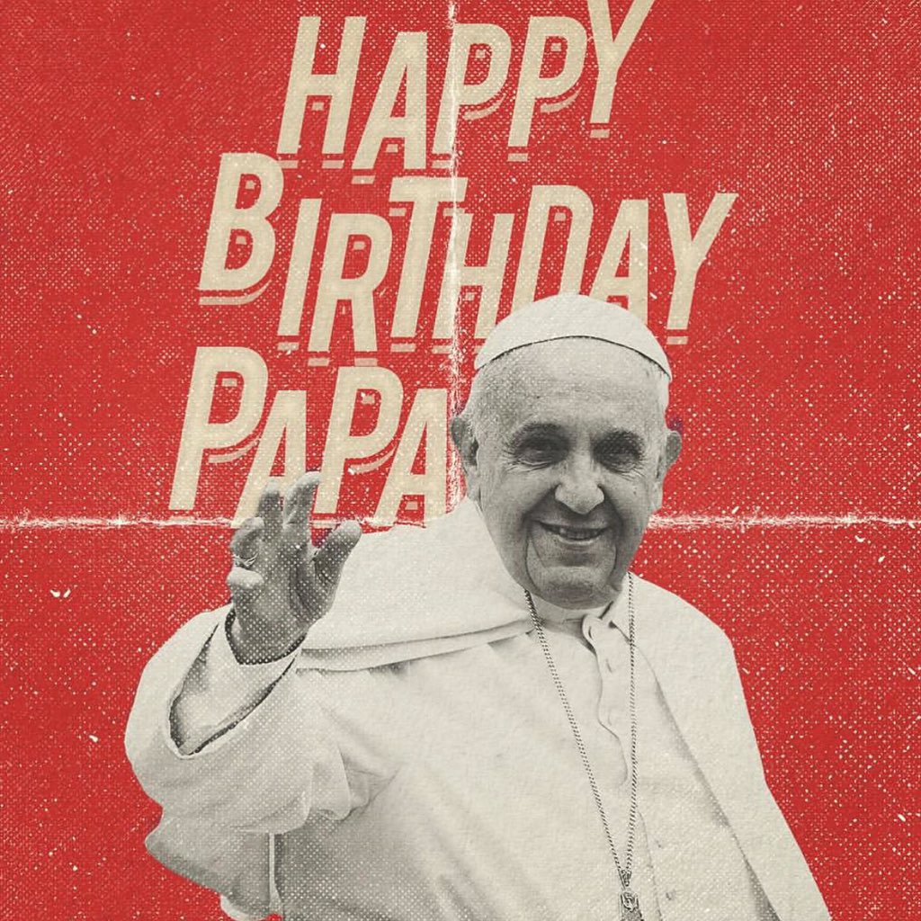 Happy 79th Birthday Pope Francis! 