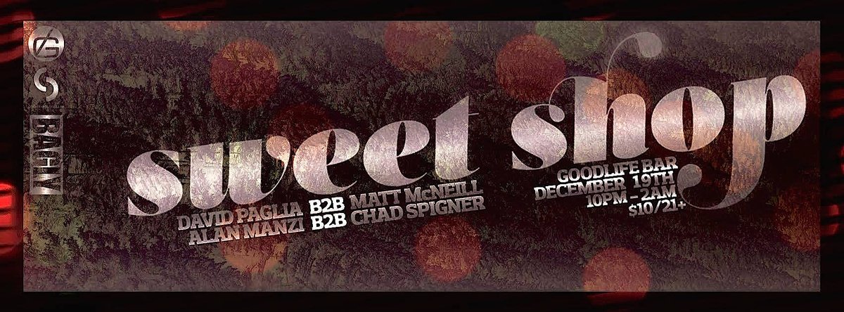 HiYa Sat Dec19 DJn to beneft LGBTQ <a href="/BAGLYinc/">BAGLY</a> <a href="/GoodLifeBar/">Good Life</a> <a href="/DJMrMcNeill/">Pablo</a> @detroit1982 <a href="/The_Whole_Show/">Larry Walker</a> @georgezygouris