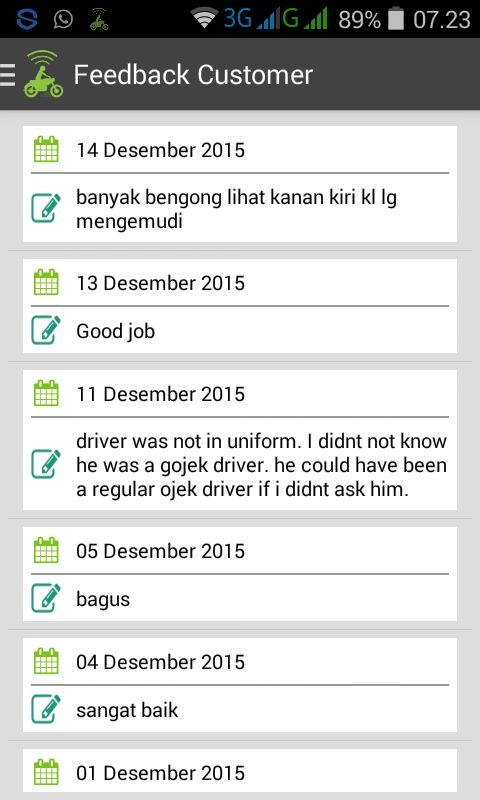PemberiPencerah's tweet photo. @gojekindonesia  duh Min. NEMU lagi Koment Usia labil.CUST gk mnjaga driver. Naik motor ya mesti lihat kanan kirilah https://t.co/gMVZayToWJ