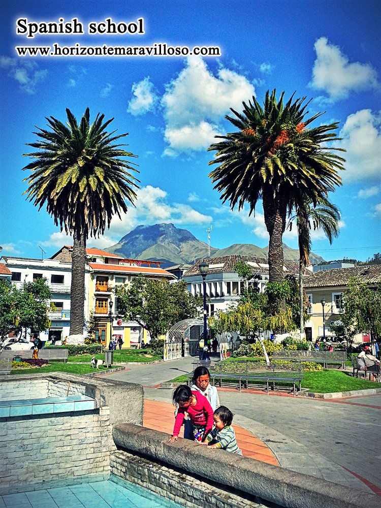 HorizonMara's tweet photo. Children playing in the Parque Bolivar #Otavalo #Ecuador #learnspanish #spanishschool #studyspanish #Spanischschule https://t.co/uq7ejZcNV1