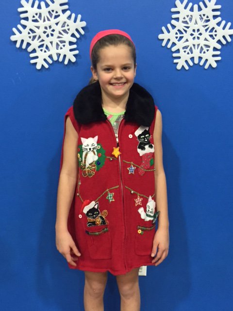 flipsgym's tweet photo. Wednesday Ugly Sweater Winner! Gotta love the the cats! #goflips https://t.co/vJJHA4JdFQ