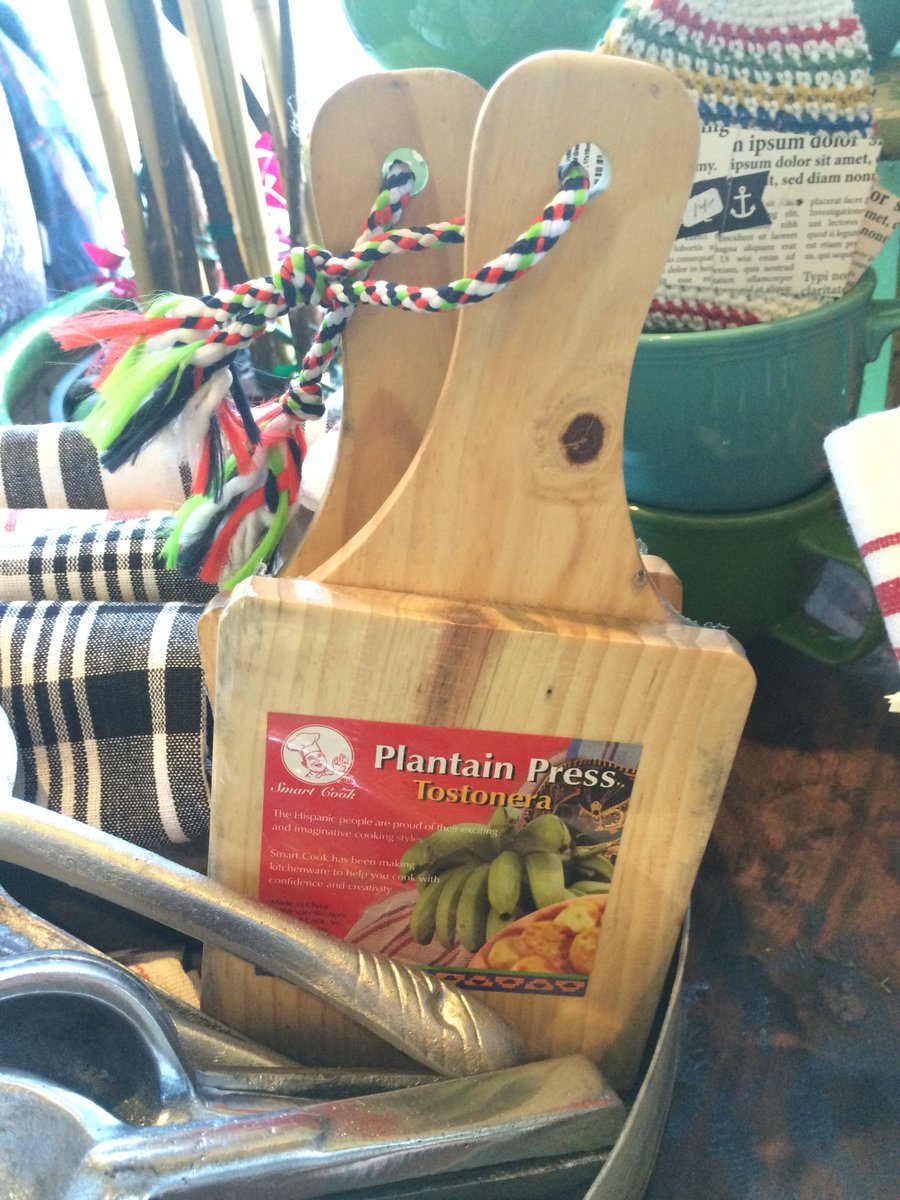 ConchitaStore's tweet photo. This plantain press is what @solfoodca uses to make those delicious tostones 😋($6) #plantains #marin #SanRafael https://t.co/zrxdiIAdrE