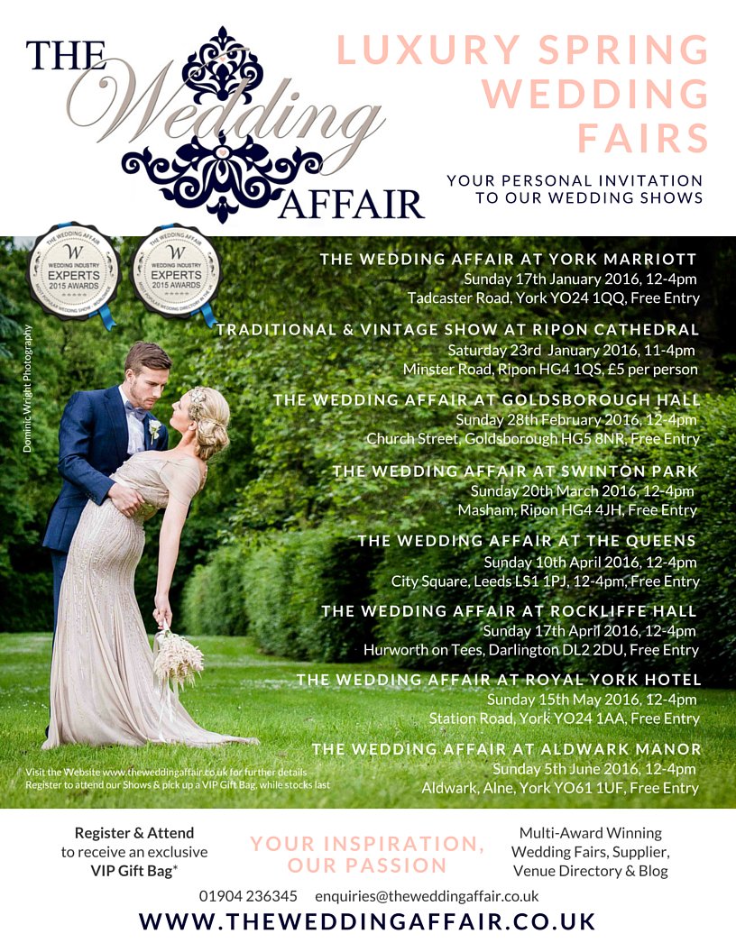 WeddingAffair's tweet photo. Have we told you how amazing our #Wedding #Venues are? We've got some wonderful #Fairs for you to attend in 2016... https://t.co/CqbjdkL5vk