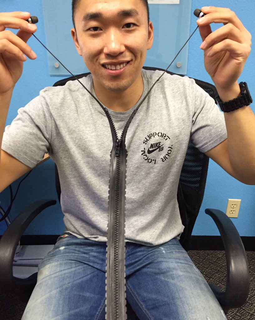 Zipbuds's tweet photo. As we look forward, we can't help but look back on how far we've come. This is our very 1st #Zipbuds prototype! #TBT https://t.co/LB2WRRuqjr