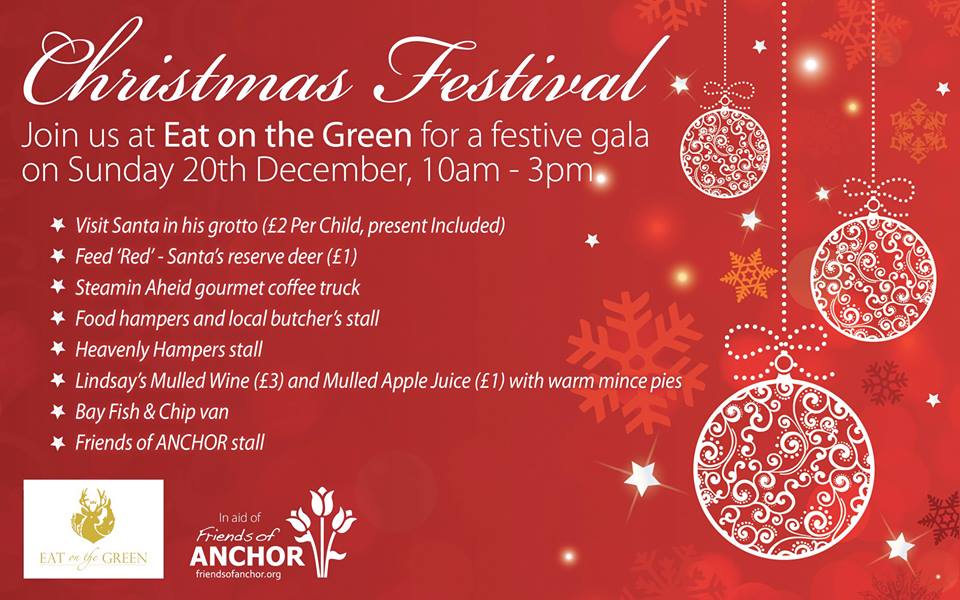 GeorgeAdam1's tweet photo. Christmas Festival @EatOnTheGreen1 on Sunday 20 December @FriendsofANCHOR 
#ropeofhope https://t.co/1je82rnR91