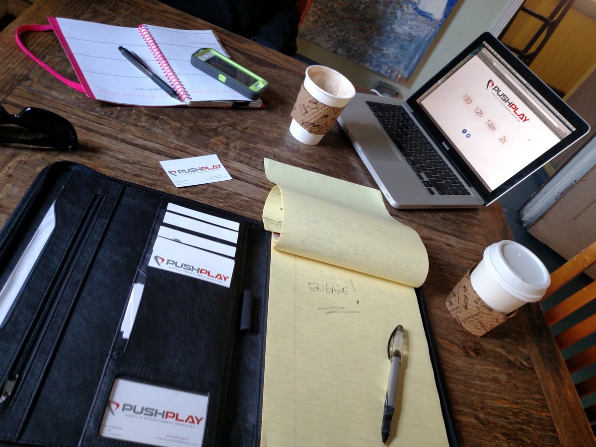 PushPlayAgency's tweet image. Brainstorming opptys 4 #talent #events #JavaMan #HermosaBeach #sponsorships #eventmarketing #brands #sportsmarketing