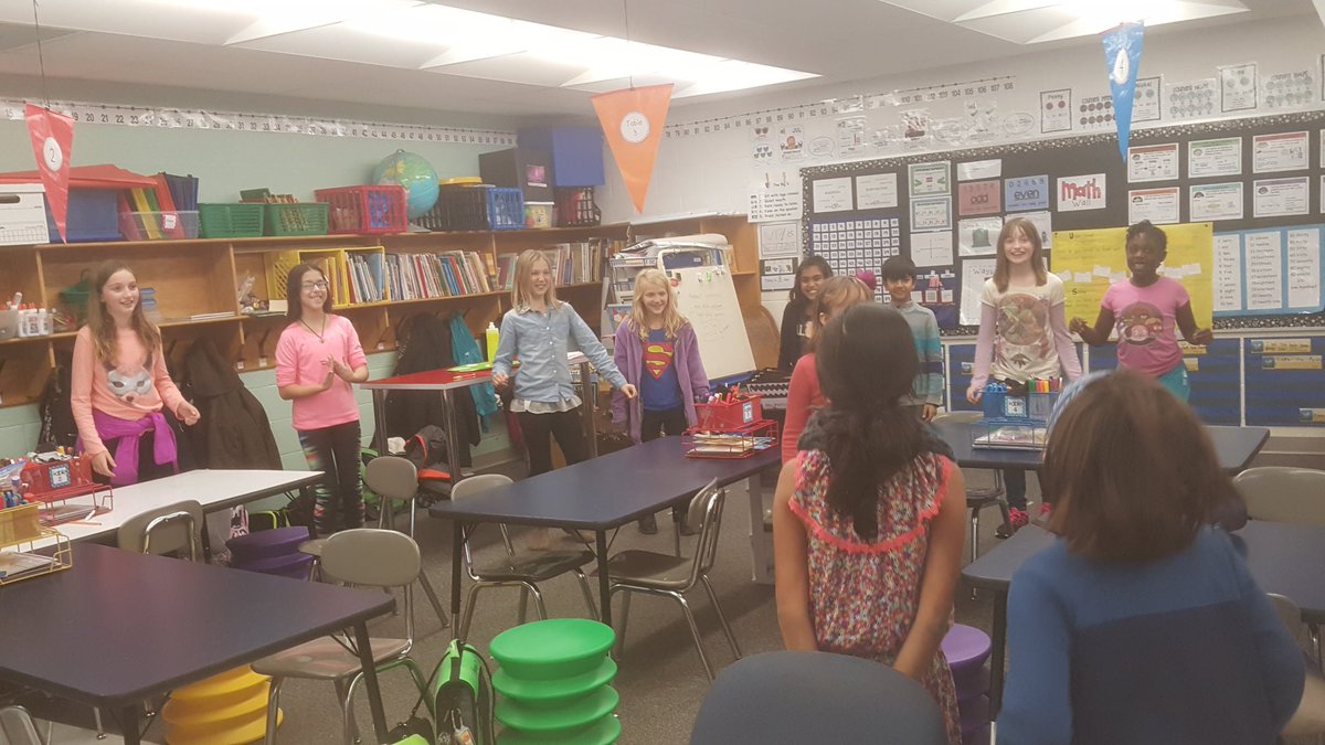 Leading The Way Participants try to spy the leader.Thanks John Riley for helping us be superheros!@HoffmanTrailsEl