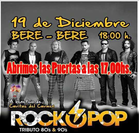 DiscoBere_Bere's tweet photo. El próximo sábado, para el Concierto de Rockopop, abriremos a las 17,00hs. https://t.co/gybjez4ixJ