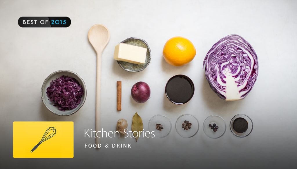 Delectable &amp; mouthwatering, recipes in Kitchen Stories on #AppleTV are delish. #AppStore2015 apple.co/KitchenStories