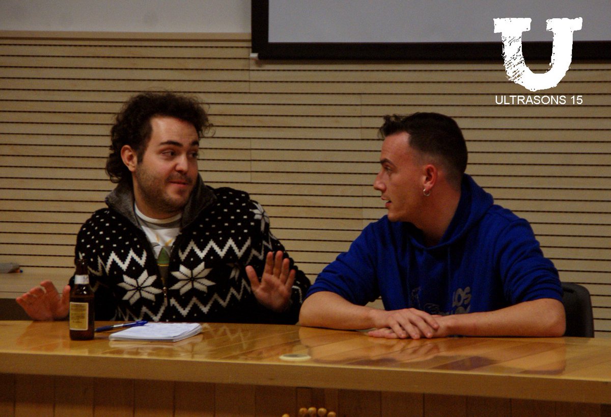 Les fotos d'#ULTRASONS15:
> Cinefòrum #ViatjantAlPresent amb los <a href="/PollosDSK/">Pollos Hermanos</a> <
bit.ly/U15-ViatjantAl…