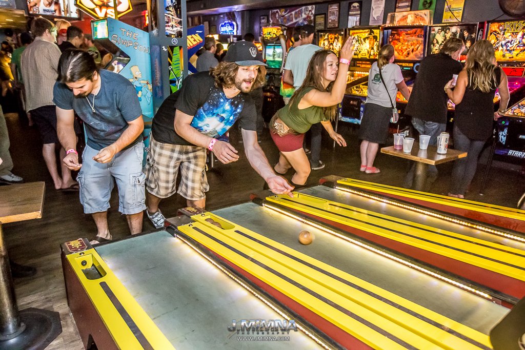 What's your Skee-Ball high score? #Denver #arcade #Skeeball
