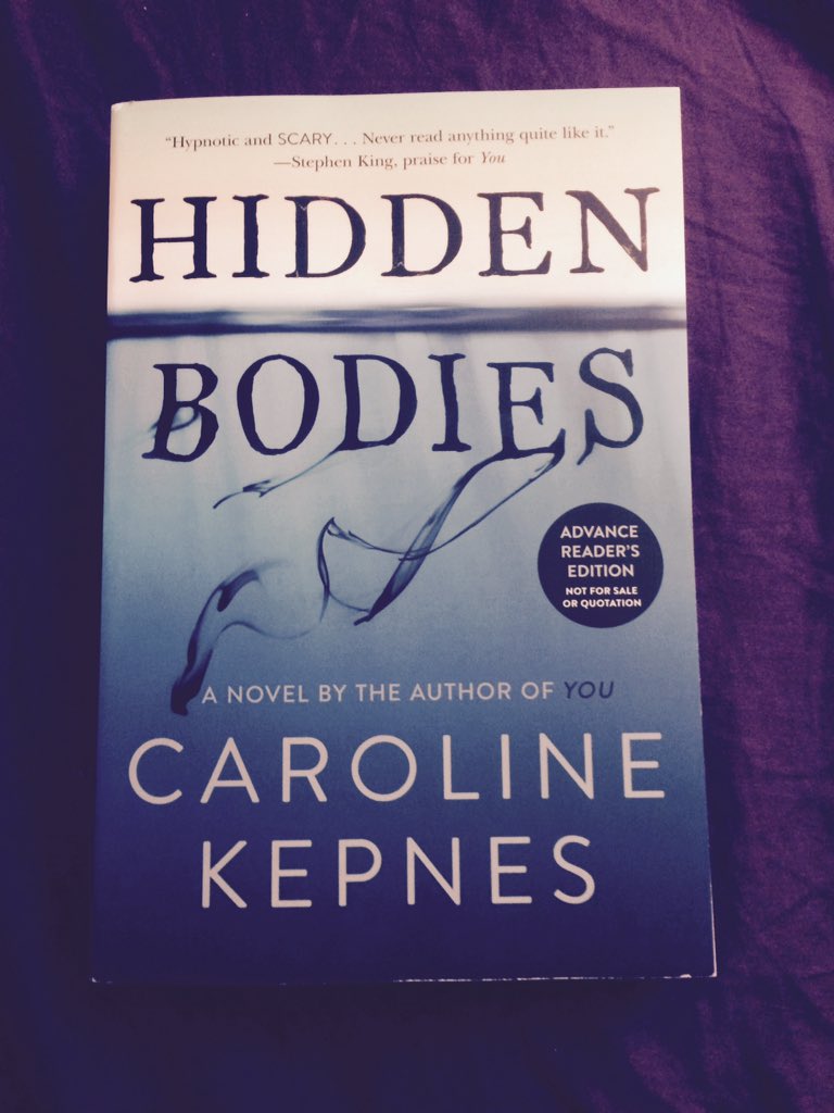 Thank you again to <a href="/CarolineKepnes/">Caroline Kepnes</a> and <a href="/AtriaBooks/">Atria Books</a> for this copy! I can't wait to start reading it! Here we go Joe