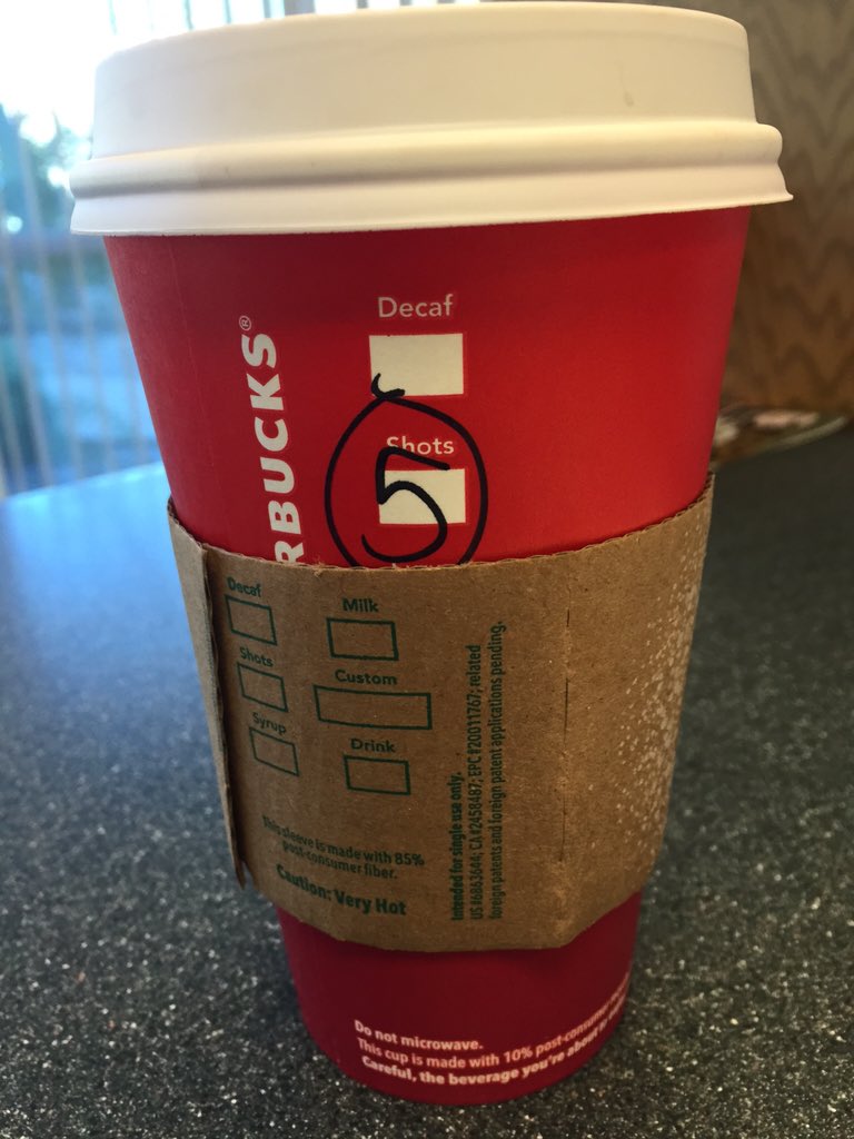jlips_99's tweet photo. How I started my morning. Thank you. @Starbucks #shotsneeded https://t.co/U3YdiTPw8S