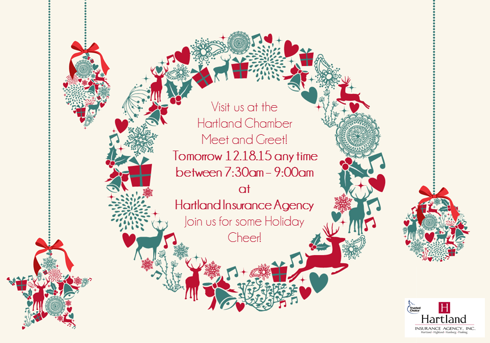 Join us tomorrow morning at #HIA! #HartlandChamber #MeetandGreet