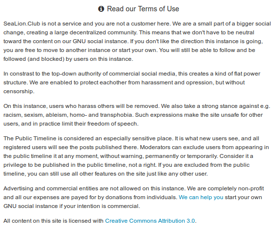 SeaLionClub's tweet photo. Did NOT realize this was the default Terms of Service for acct registration for https://t.co/0qvkgRp539
Fixing now https://t.co/LkQKTKVGox