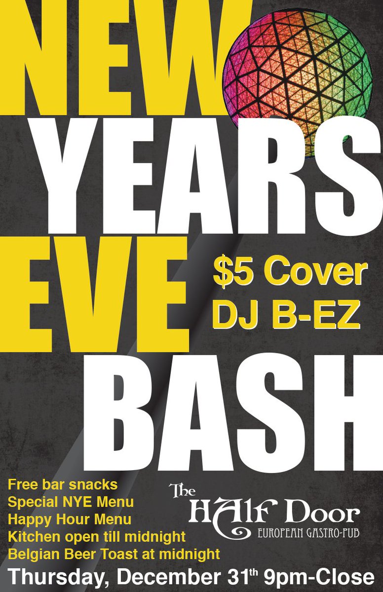 Spend NYE with the ones you love! Or heck just spend it with us! We promise an acceptable amount of debauchery