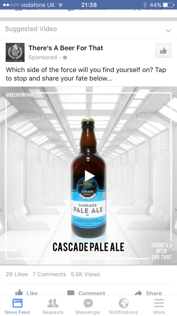 RyanSaltBrew's tweet photo. Pretty cool little #facebook post #saltairebrewery #cascade #beer https://t.co/hEQ14g1tHE