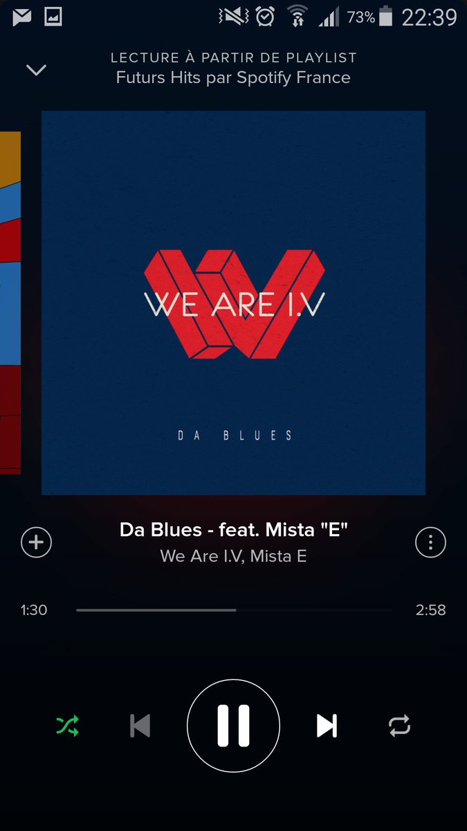 yeah <a href="/we_are_iv/">We Are I.V</a> est dans la Playlist #FutursHits de @Spotify_France 👍✌ #SpotifyLovers