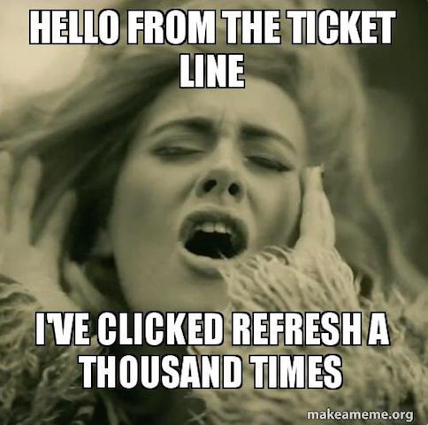 BrittanySeaborn's tweet photo. Other peoples stories of trying to buy #adeleticket: https://t.co/CgV1aJR6WN https://t.co/d3YkapPMkZ @erinmacneil10