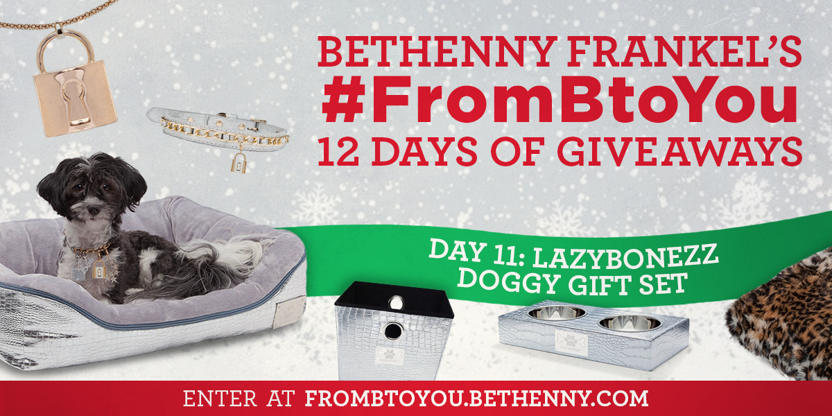 Bethenny's tweet photo. Day 11's gift was hand picked by Cooks. @LazyBonezz has the goods. Enter at https://t.co/tTlYzJZJfM #FromBToYou https://t.co/bl26KszhqR