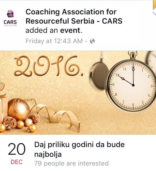 cars_coaching's tweet photo. U našem CARStvu se održava fenomenalna radionica #savedate #ciljevi #ChristmasAndChill @Anja84 i @_AlexandraDj https://t.co/NrdFxeygSi