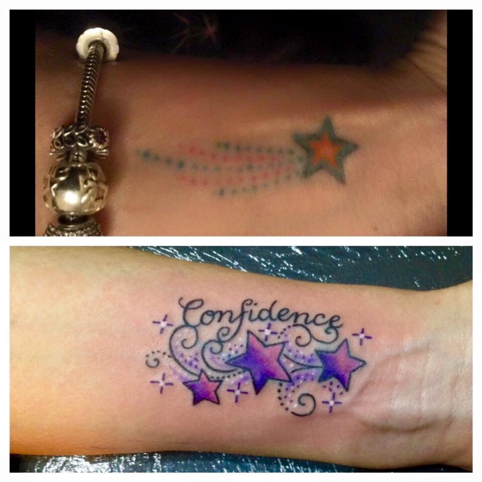 Gizmobilly4's tweet photo. My tattoo been revamped lost my confidence this last few years now I can never lose it ❤️❤️❤️❤️ XxTxX https://t.co/Y33ebTvHIB