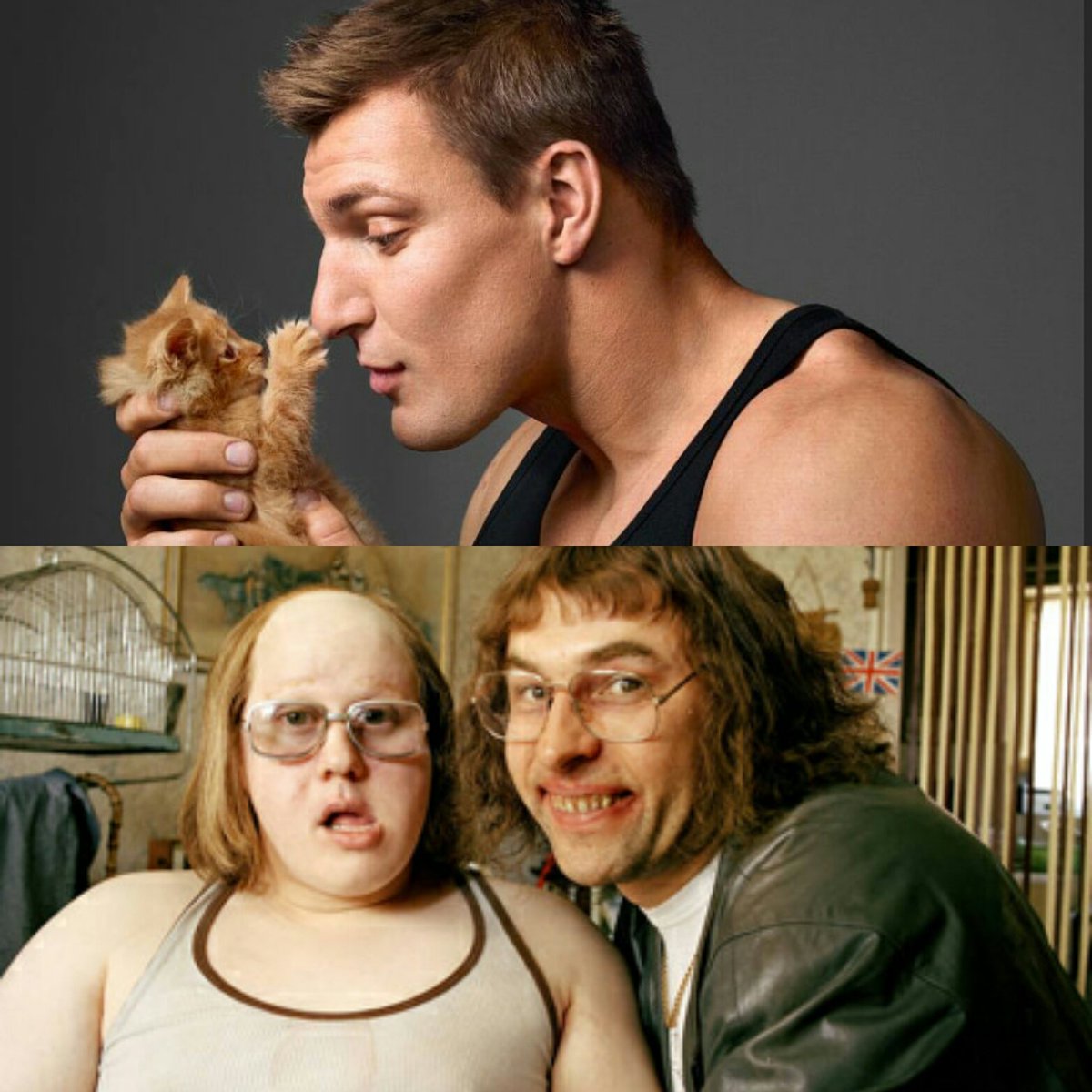 Firegarden83's tweet photo. #flirtapps #expectations vs. #reality @RobGronkowski #tinder #NeverAgain https://t.co/sykPv4r6tg
