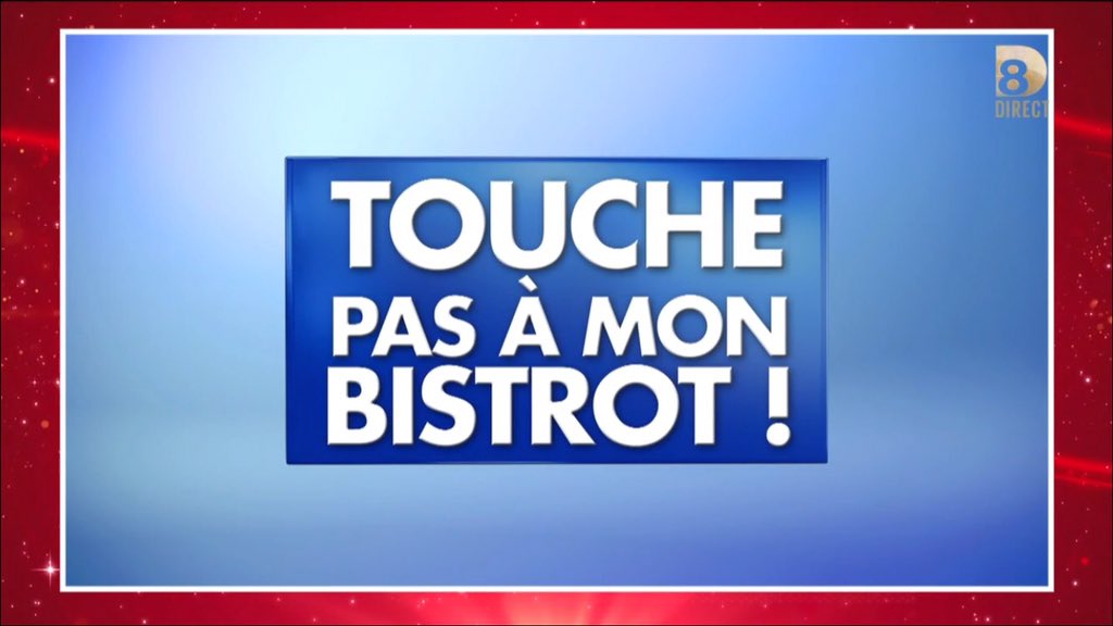 TBT9_W9's tweet photo. Touche pas à mon bistrot !! On adore ! #TPMPNoel https://t.co/Pt2djj9IAv