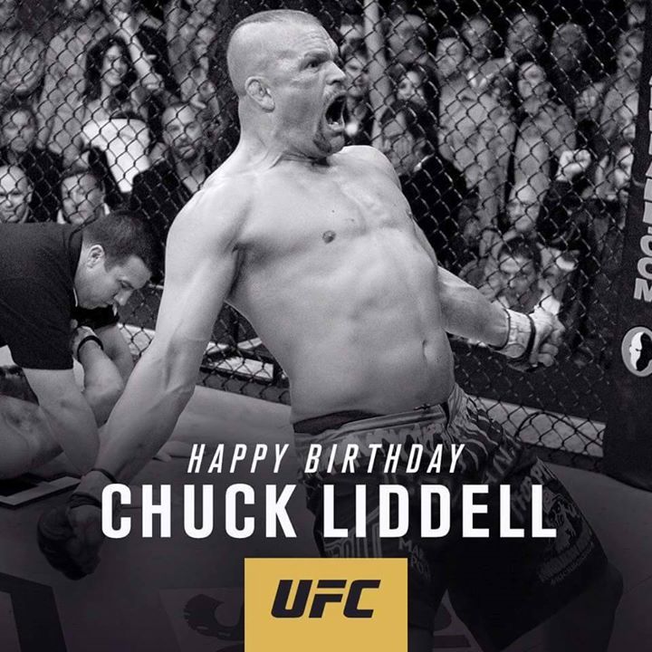 Happy Birthday UFC Hall of Famer and former UFC Light-Heavyweight Champion Chuck Liddell ( 