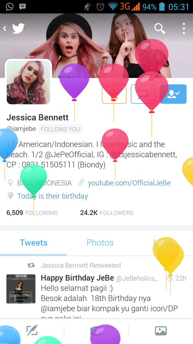 #Happy18thJeBe 🎉🎁 @iamjebe