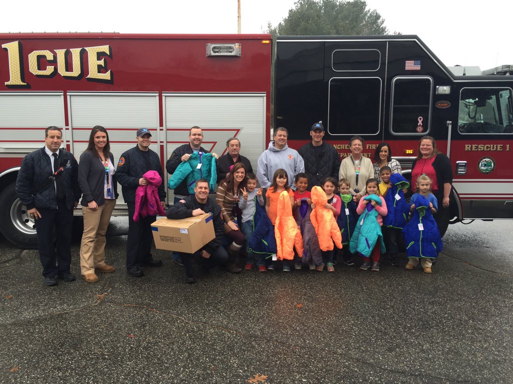 Iaff856's tweet photo. Some of the 500 coats local 856 is providing through operation warm! @PFFNH @FFOperationWarm https://t.co/YVtHcTTlpY