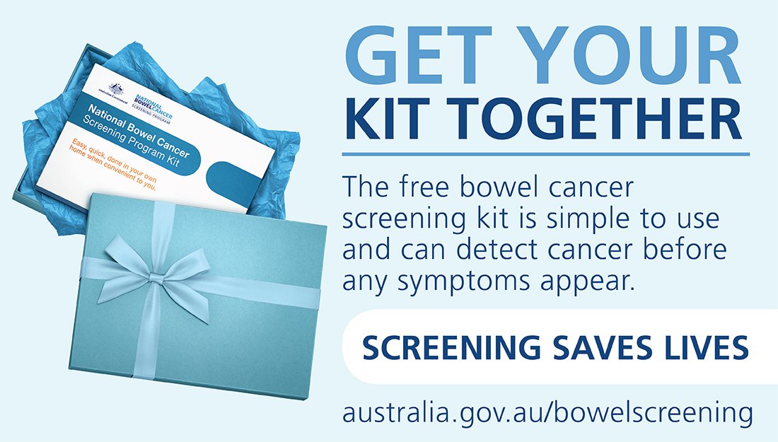 #Bowelcancer screening kits are the best way to detect bowel cancer early. #takethetest bit.ly/BCSCampaign