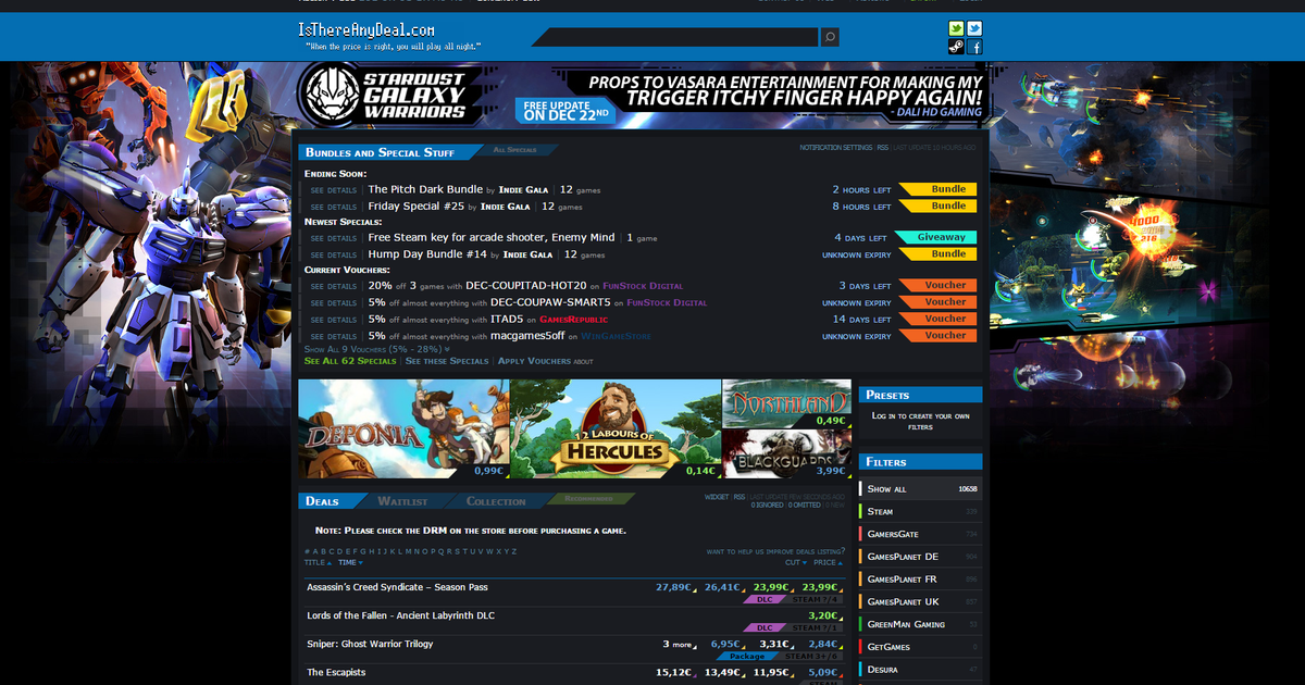 SGWgame's tweet image. Ooh! @IsThereAnyDeal featured us on their site! isthereanydeal.com
Check the SGW #giveaway on their FB page! :)