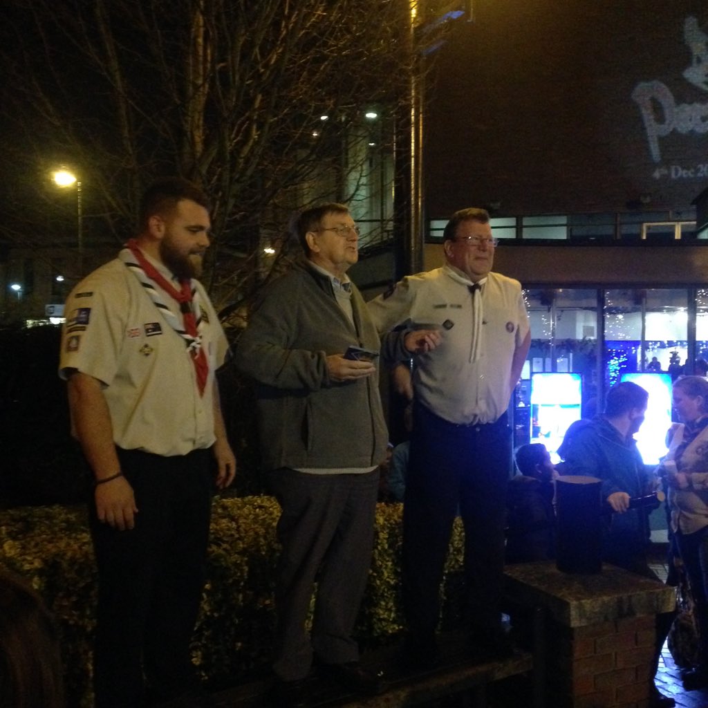 Massive congratulations to <a href="/NickNickrogers1/">Nick Rogers</a> who was presented with his queen scout award tonight!!!!