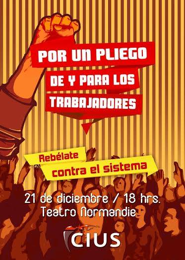jmarquezg22's tweet photo. Lunes 21, 18 hrs acto CIUS @CIUSchile @SindicatoCDF @fedlosbronces @FTETRABJADORES https://t.co/9Gl9pSeMpP