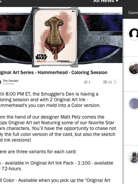 SWCT_MATT's tweet image. Coloring time get your hammerhead color version now