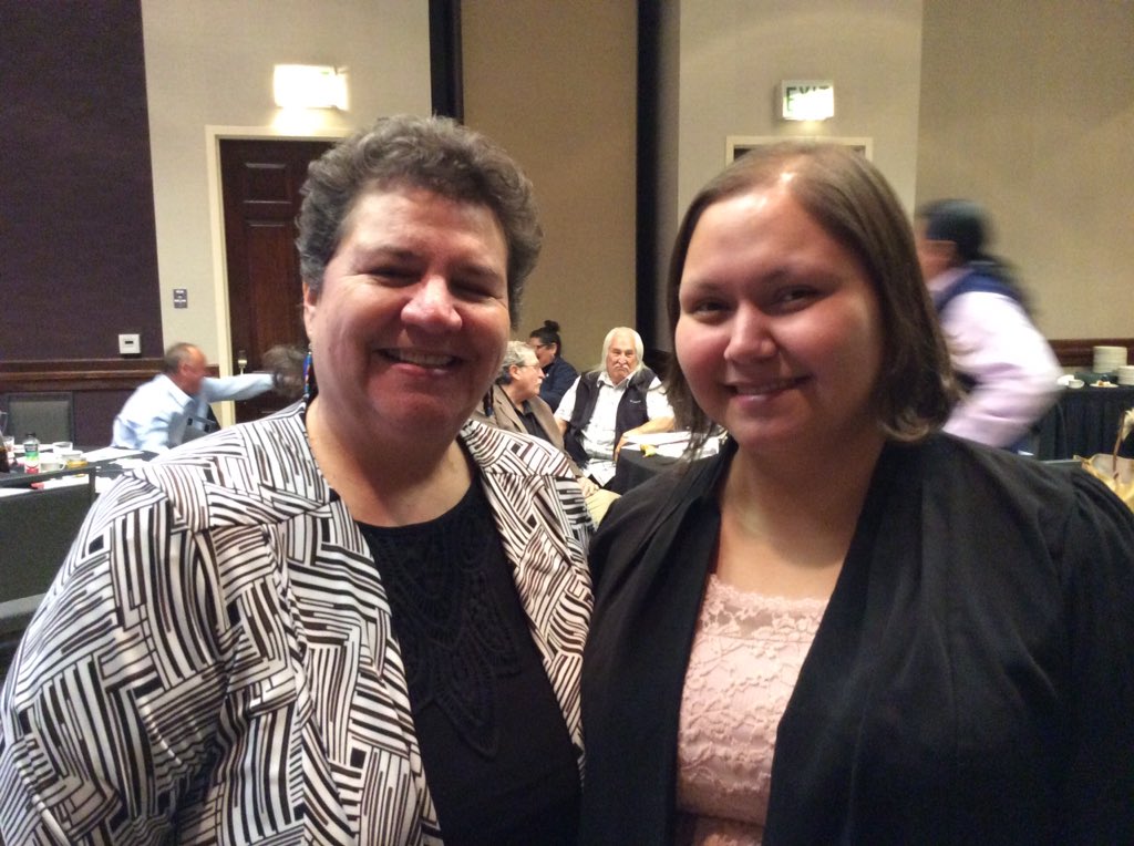 Wakanyeja_ECE's tweet photo. L.Bordeaux photobomb @SittingBullColl Prez Vermillion and N.Walker @collegefund convening #returnoninvest https://t.co/auTcA9wYKF